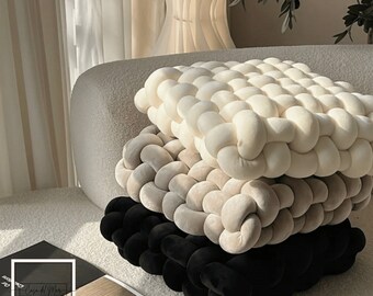 Hand Woven Knot Soft Pillow