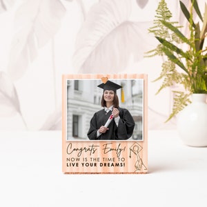School Graduation Gift, Wood engraved Gift, Graduation Frame College, Picture Frame, Congrats, Congratulations On Your Graduation