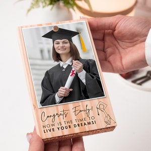 Graduation Memory, Graduation Frame College, School Graduation Gift, Wood engraved Gift, Picture Frame, Congratulations On Your Graduation