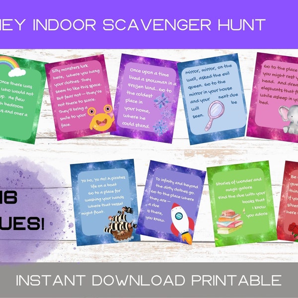 Christmas Scavenger Hunt Etsy