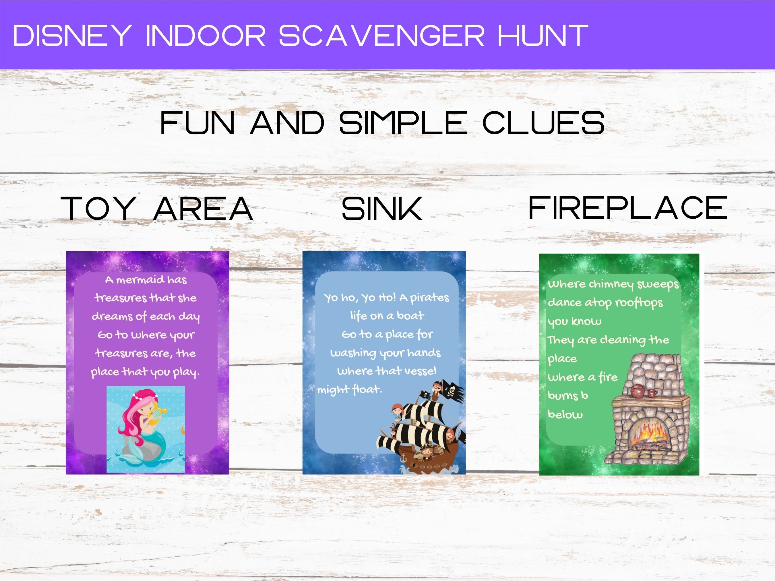 Disneyland Scavenger Hunt, Disney Trip Reveal, Disney Treasure Hunt - Etsy
