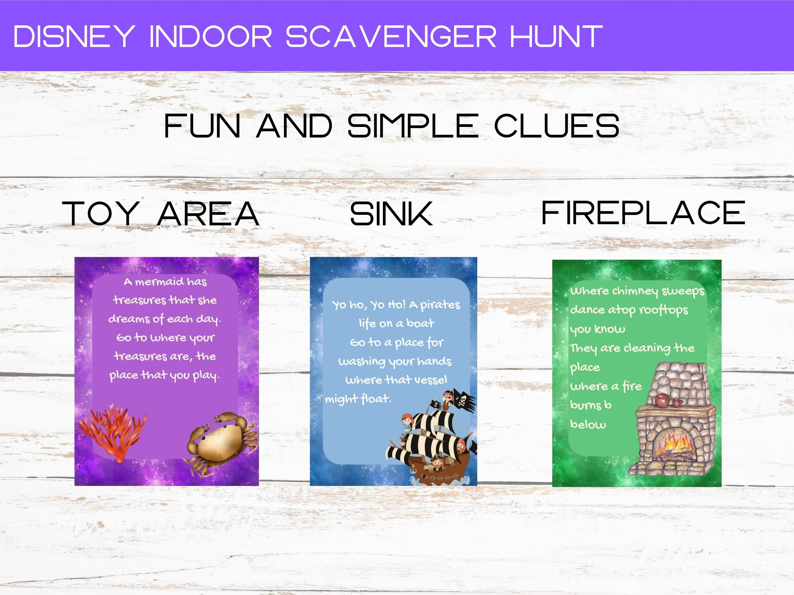Disney World Surprise Scavenger Hunt, Disney Trip Reveal - Etsy
