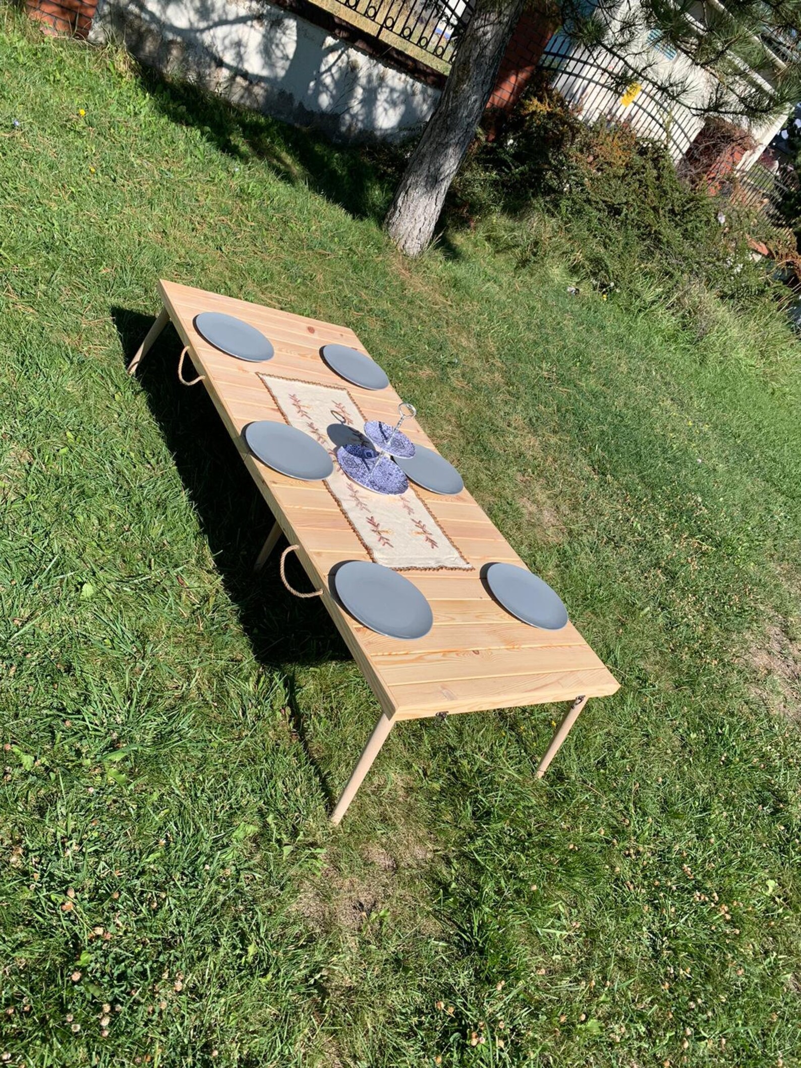 Wood Table28x60ınc H13 Boho Table Wooden Table Low Etsy