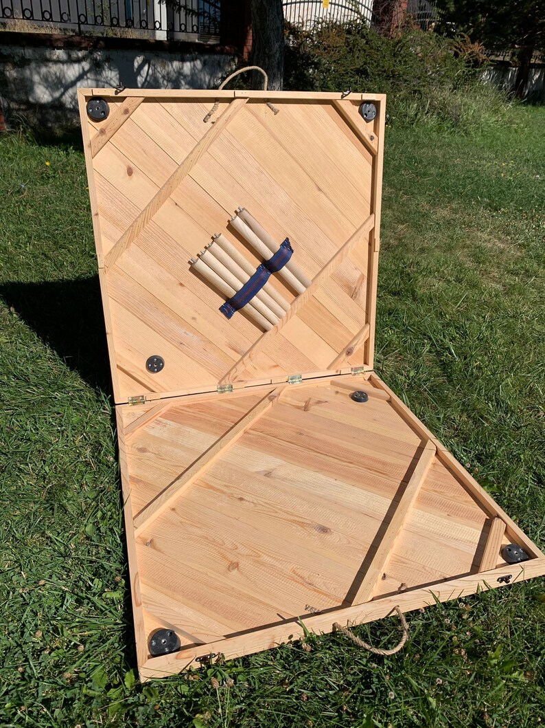 Picnic Table Boho Table Car Picnic Table Folding Etsy