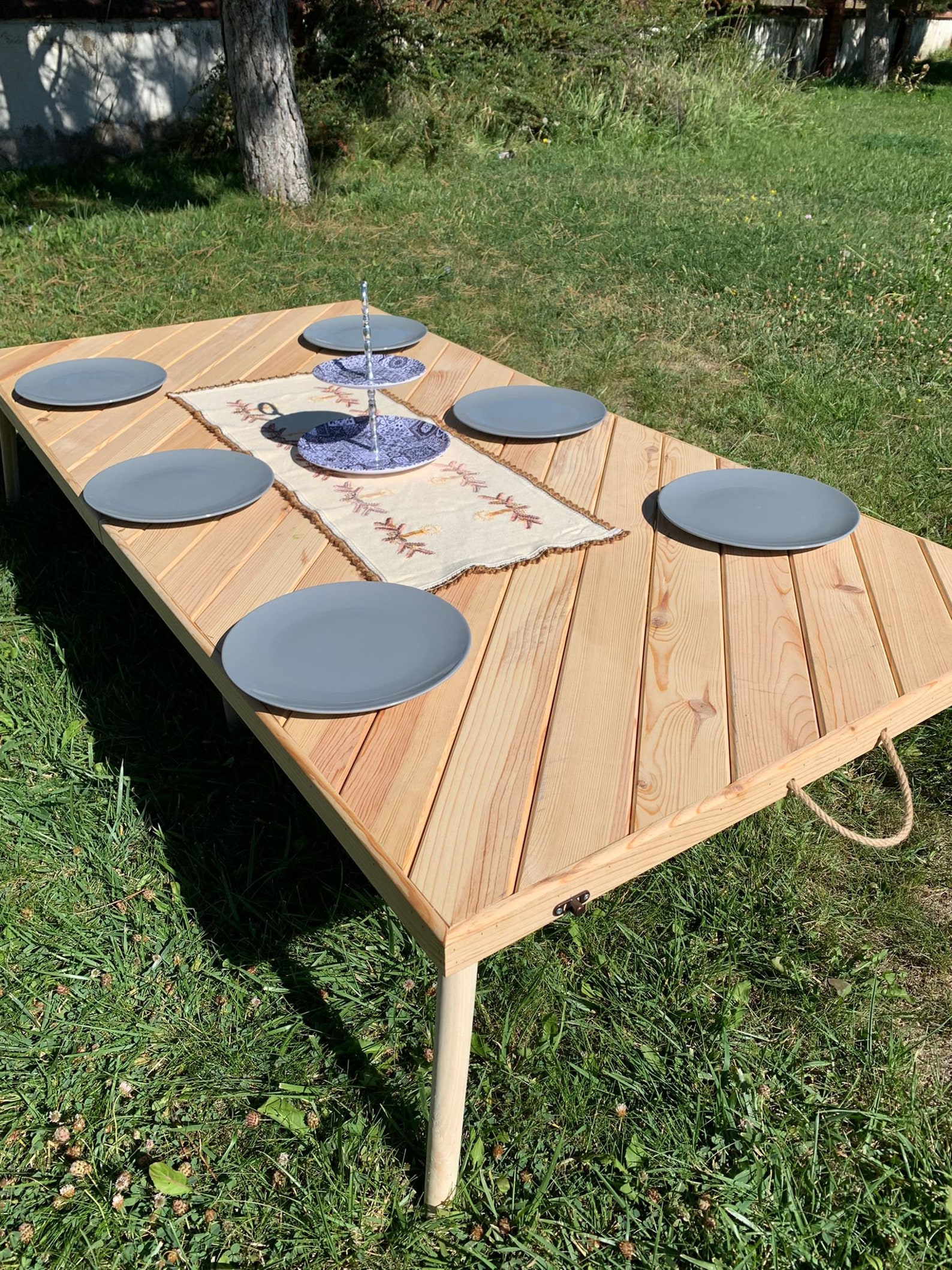 Picnic Table Boho Table Car Picnic Table Folding Etsy