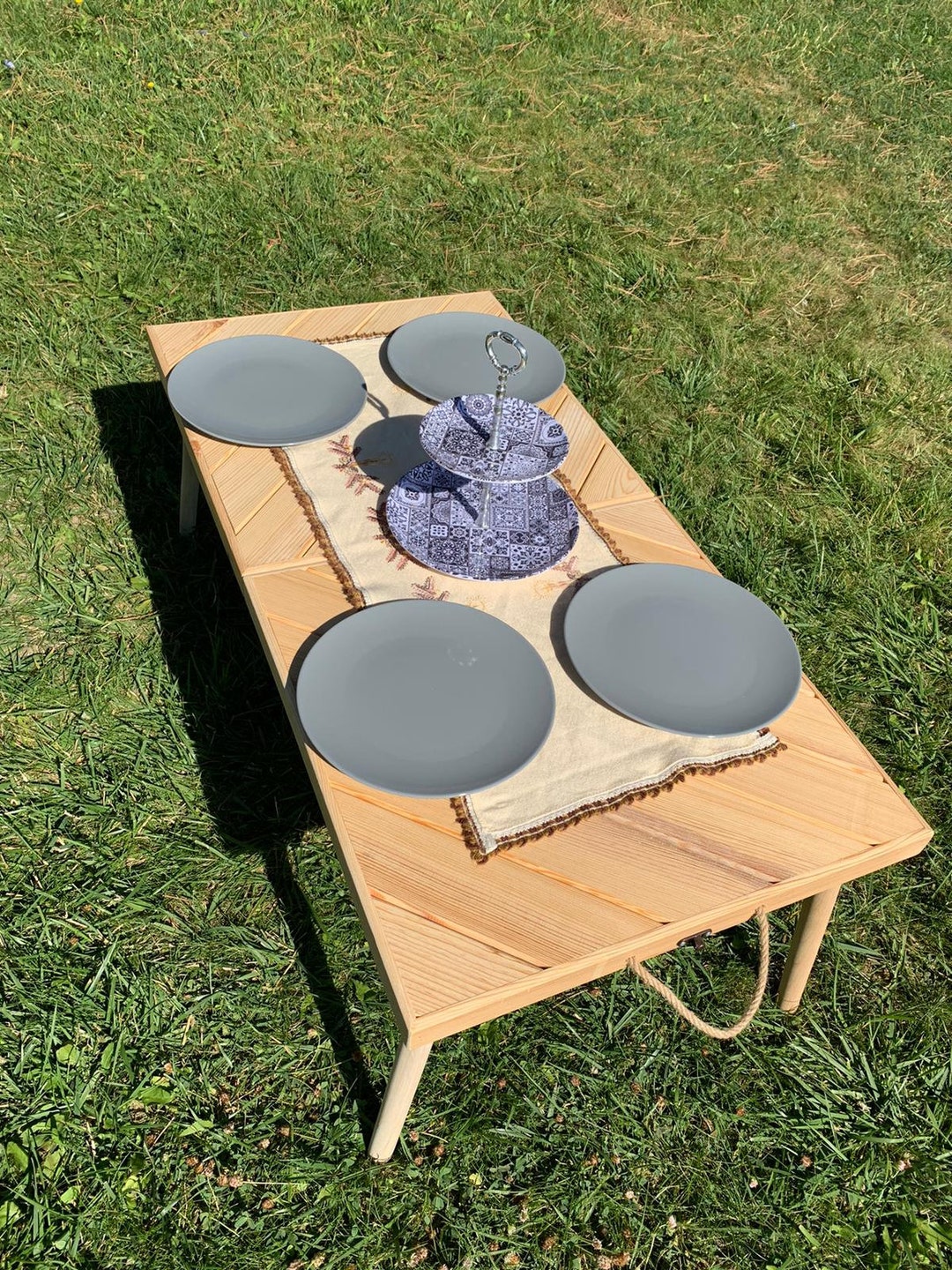 22x44 Inc, Picnic Table, Boho Table, Car Picnic Table, Folding Table