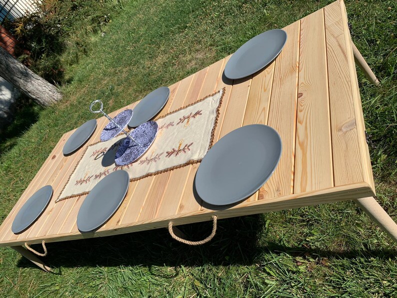 22x44 Inc Picnic Table Boho Table Car Picnic Table Folding Etsy