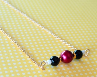 Minnie Inspired WDW Park Necklace