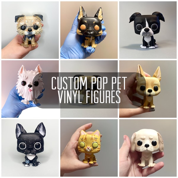 Custom pop pet vinyl figure