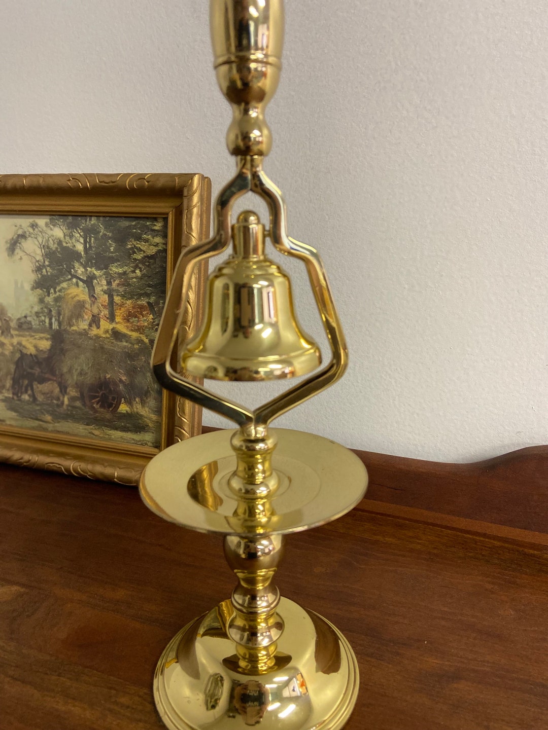 Brass Candlestick Holder. Baldwin in America Tavern Etsy