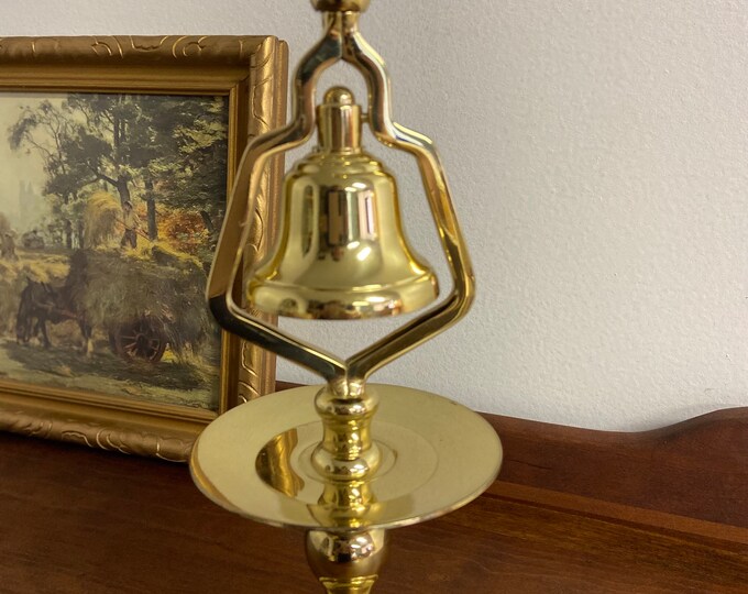 Brass Candlestick Holder. Baldwin, in America, Tavern Bell Etsy