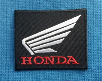 HONDA Embroidered Iron-On Patch – Sew/Iron On Cloth Applique For Jackets, Clothes – MaXone UK