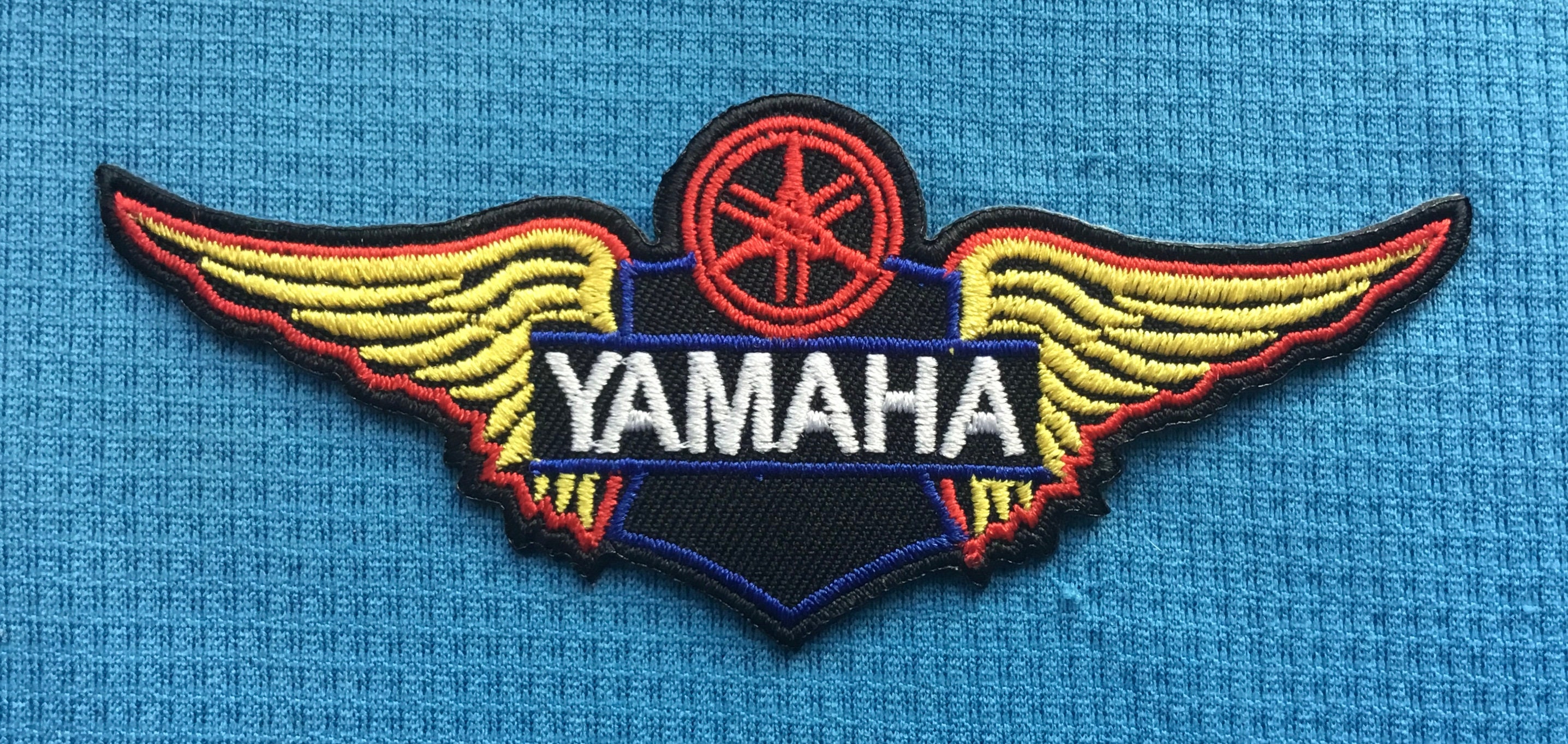 Yamaha Logo Touring Motorcycle Bike Wing Badge Iron on Sew on - Etsy