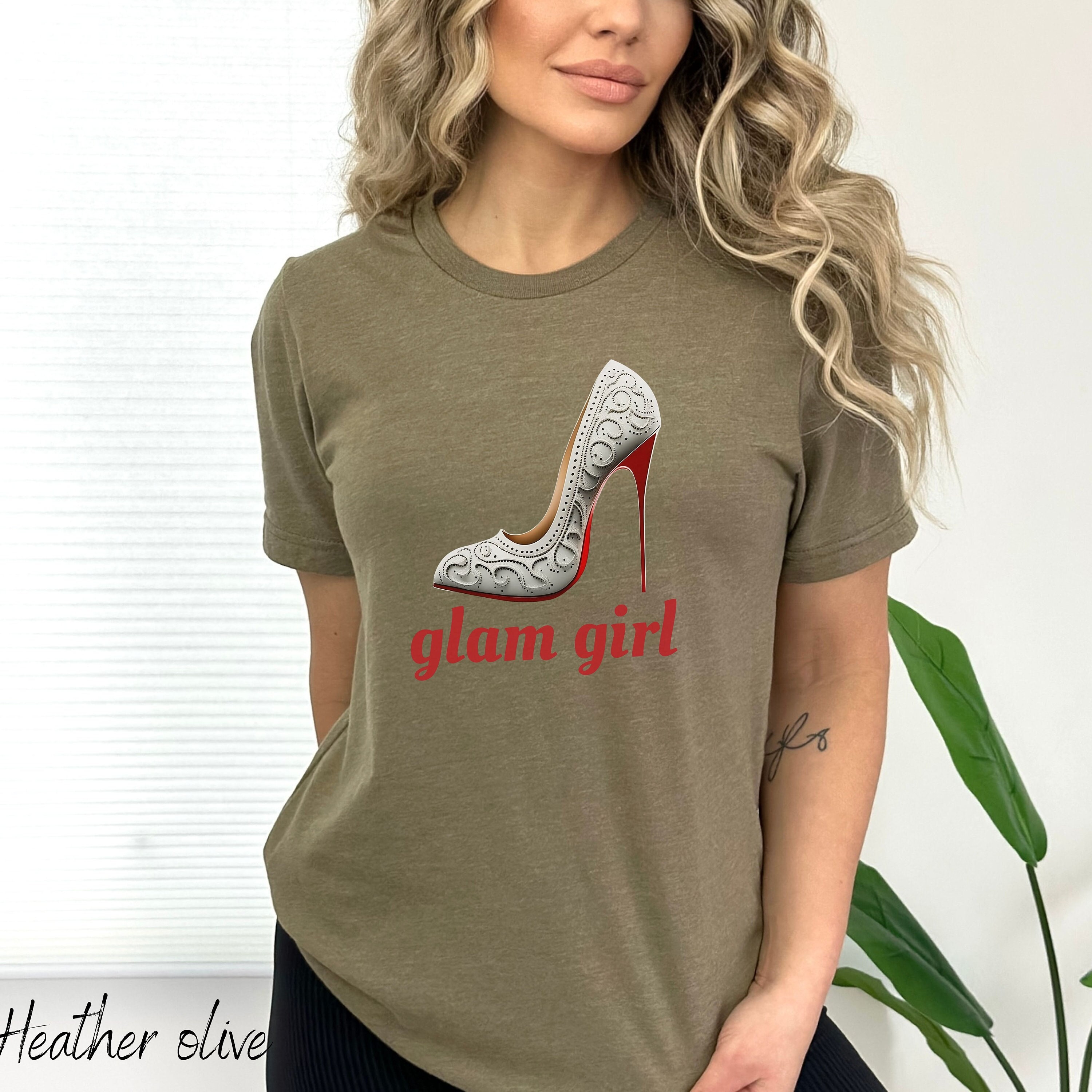 Red Bottoms High Heels T shirt White High Heels Shirt Red Bottoms Shirt Red Bottoms T shirt White High Heels High Heels Teeshirt Etsy