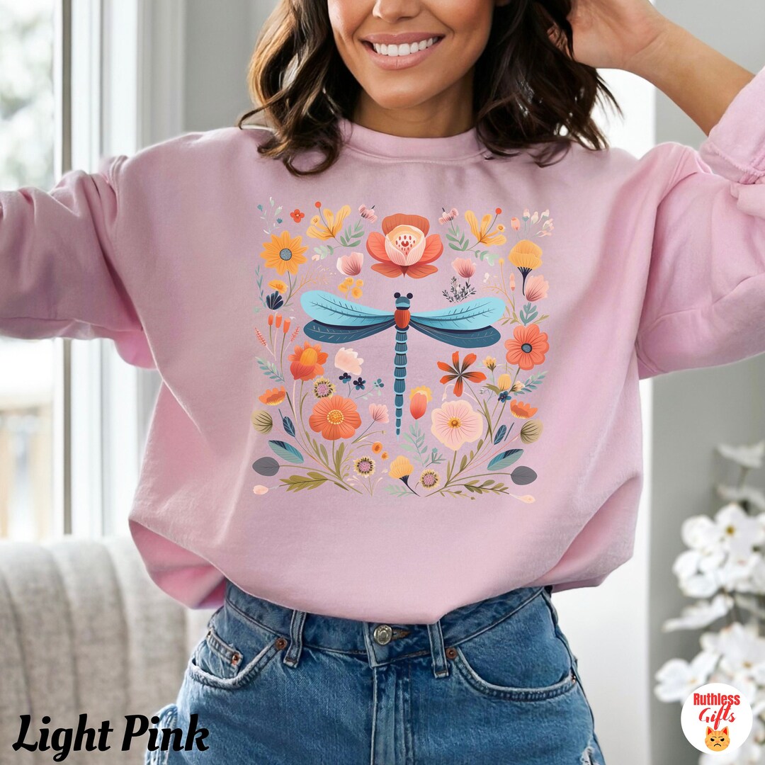 Pre-Order Rainbows & Dragonflies Jumper by Wellie Kate main image 0