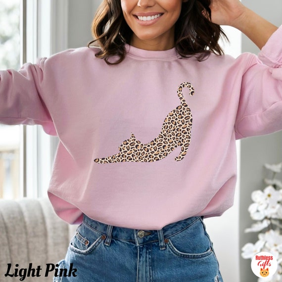 Cheetah pullover sweater discount