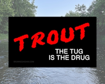 Trout DARE Sticker