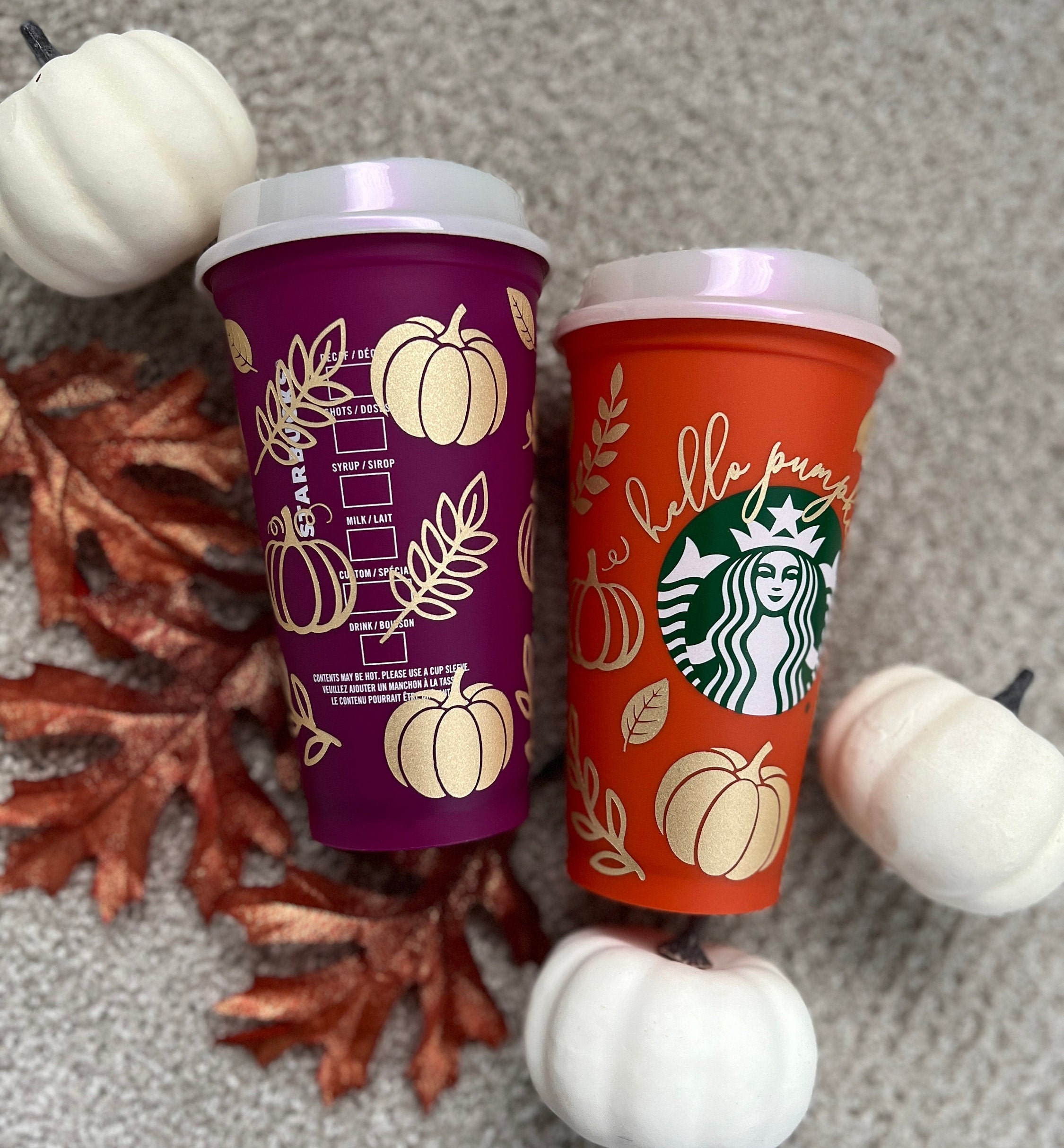 Starbucks Fall Cups 2025 Biddie Odette