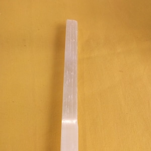 6 inch selenite crystal wand