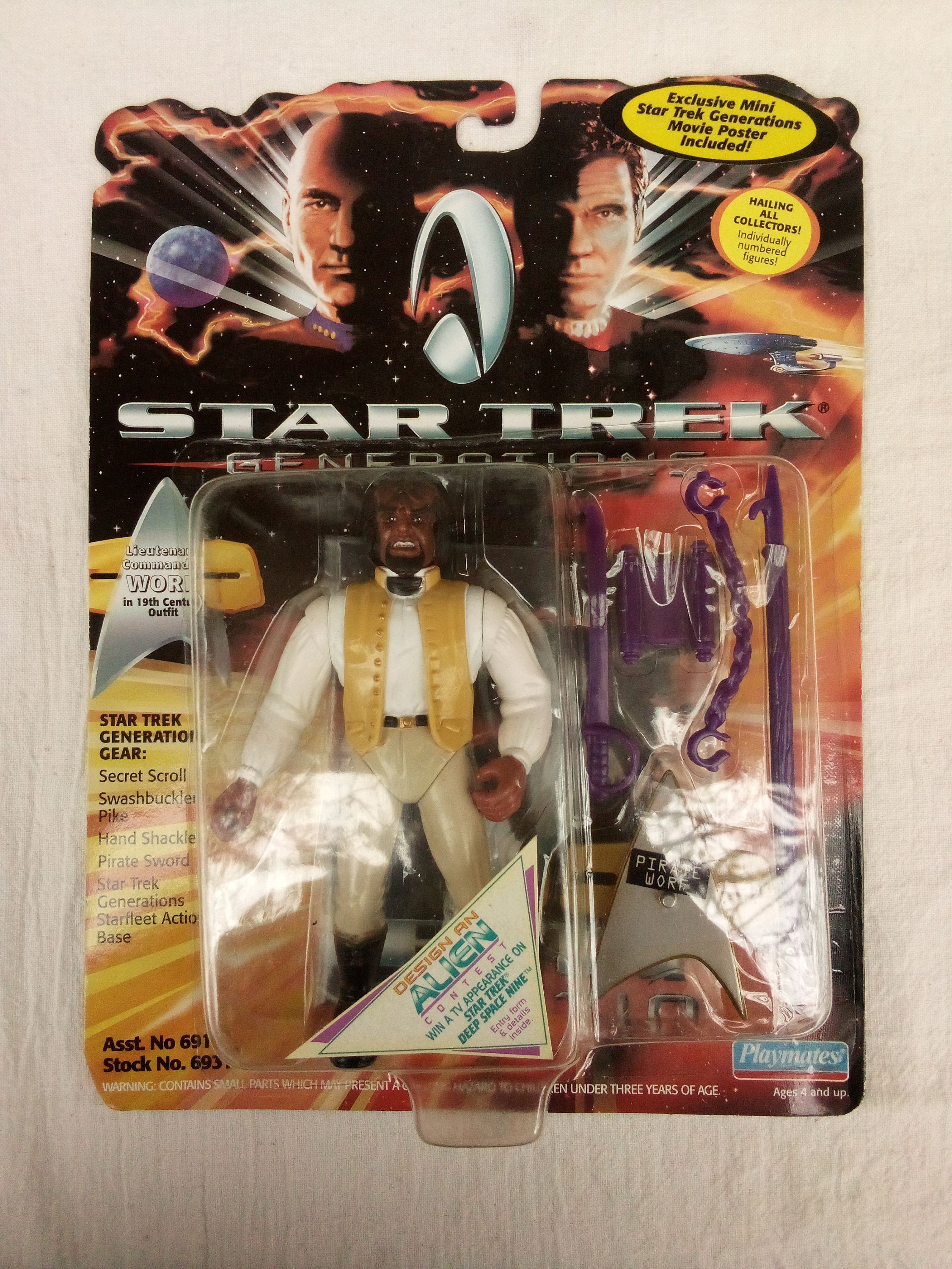 1994 Star Trek Generations Action Figures - Etsy