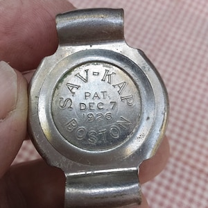 Dec. 7, 1926 Boston Sav-Kap, bottle opener and cap.