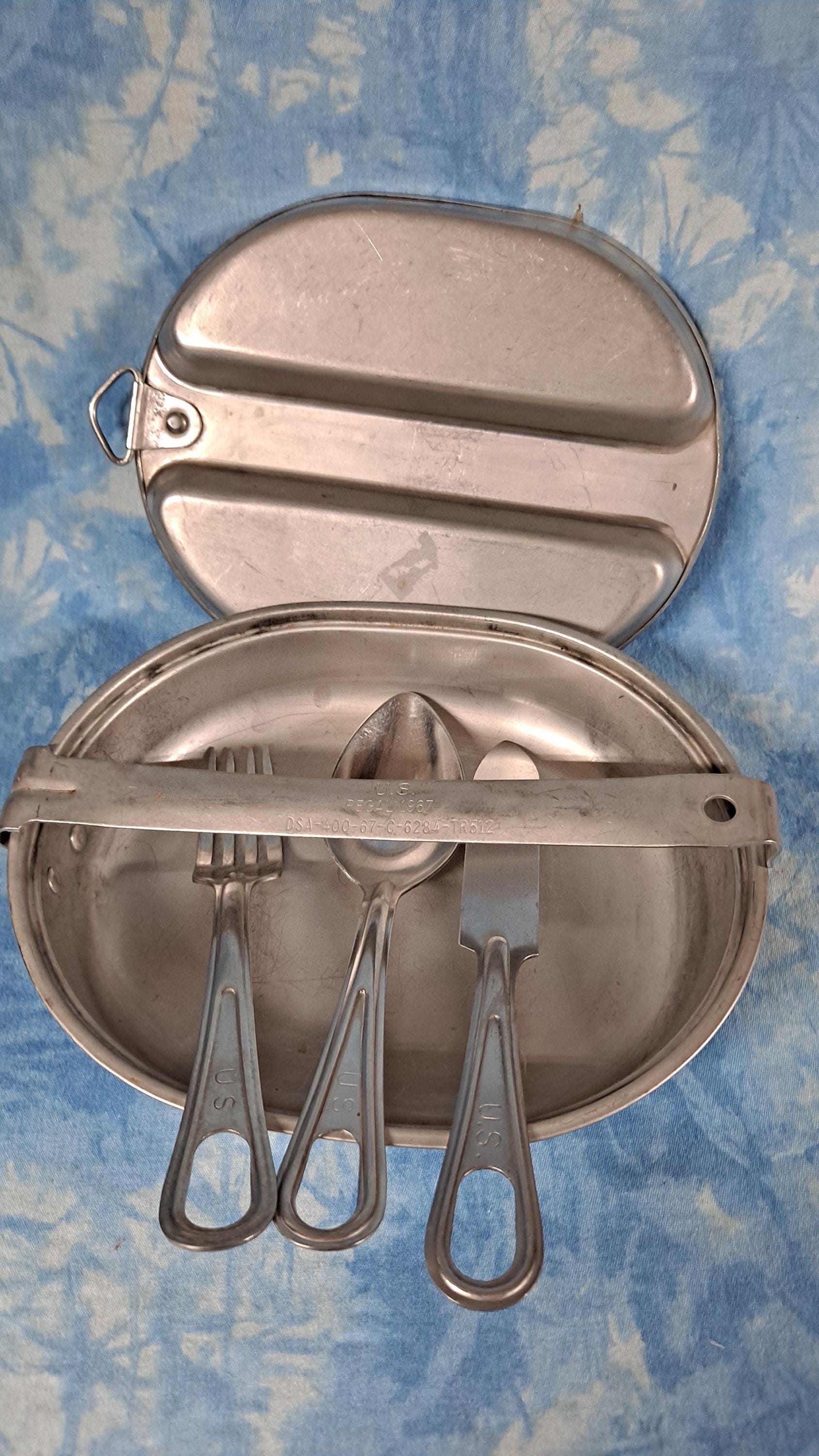 Kit Cuisine Vintage American Camper – Mess Kit 2 Personnes – Camping Sac à Dos