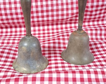 Two brass bells