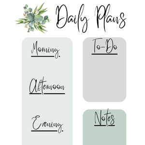 Daily Plans Digital Planner