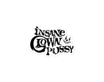 Clowncore Insane Clown Posse ICP Clussy Parody Sticker