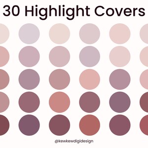 30 Violet Instagram Highlight Covers | Instagram Story Template | Minimalist Instagram Cover | Neutral Highlight Cover | IG Aesthetic Icons