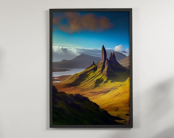 Digital Print of The Isle of Skye: Bring a little bit of the Hebrides into your home with this serene wall art