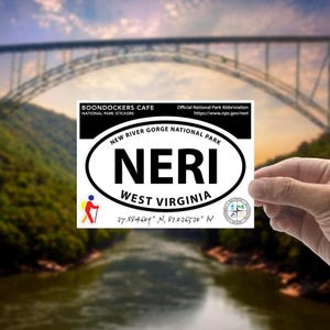 New River Gorge National Park Sticker: West Virginia NERI Decal