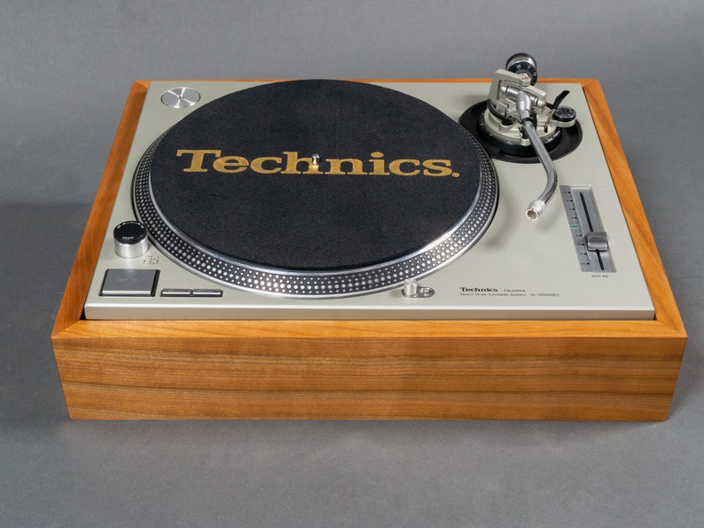 Technics Turntable Plinth for SL1200 & Others Handmade Hardwood Precision Audiophile-grade image 1