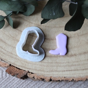 Cowgirl Cowboy Boot Cutter / Polymer Clay Cutters Embossers & Stamps / Clay Tools / Clay Jewellery Making / Earring Cutters / Mini Cutters /