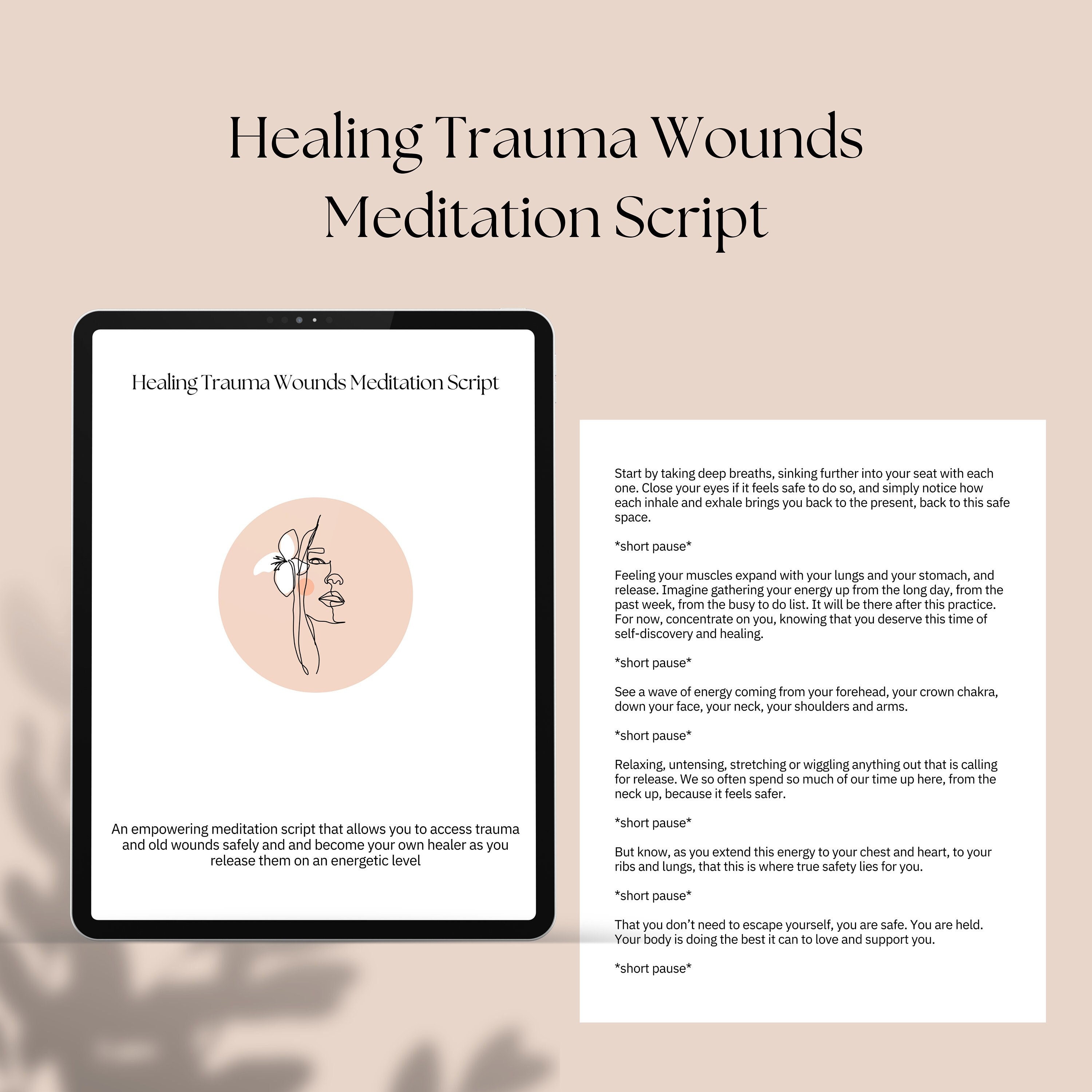 y Trauma Meditation - Etsy