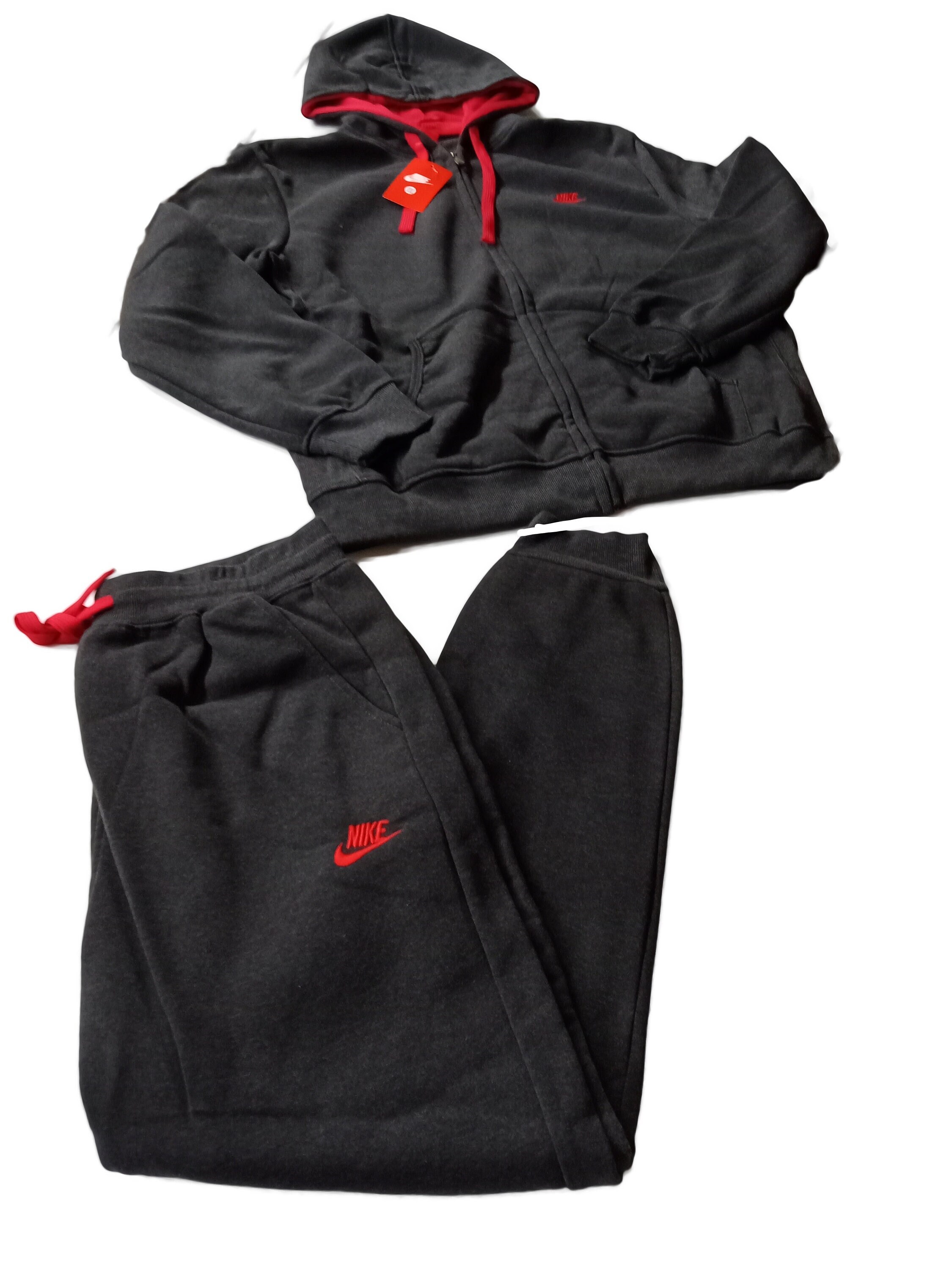 nike tracksuit with red tick