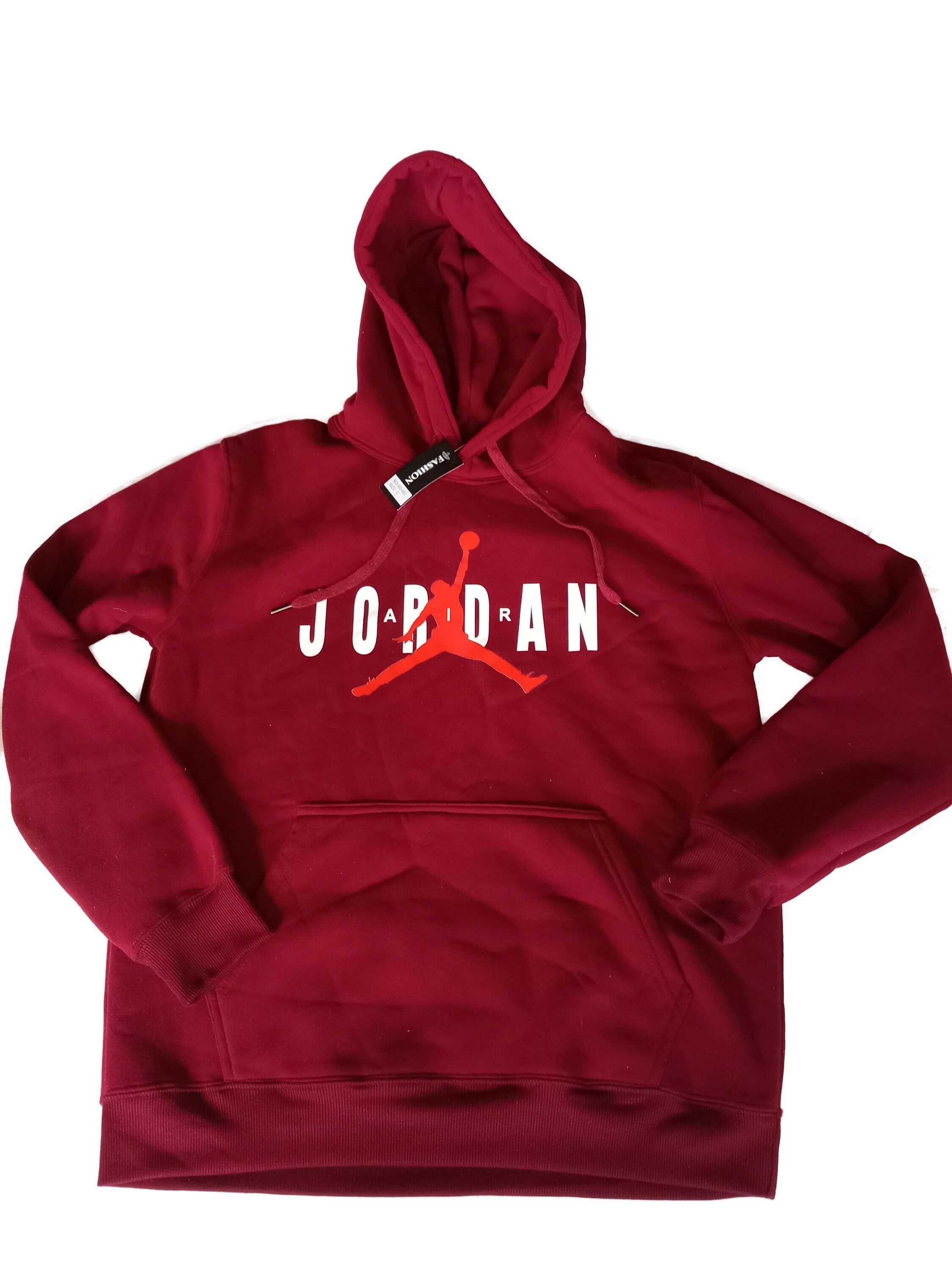 burgundy jordan sweatshirt