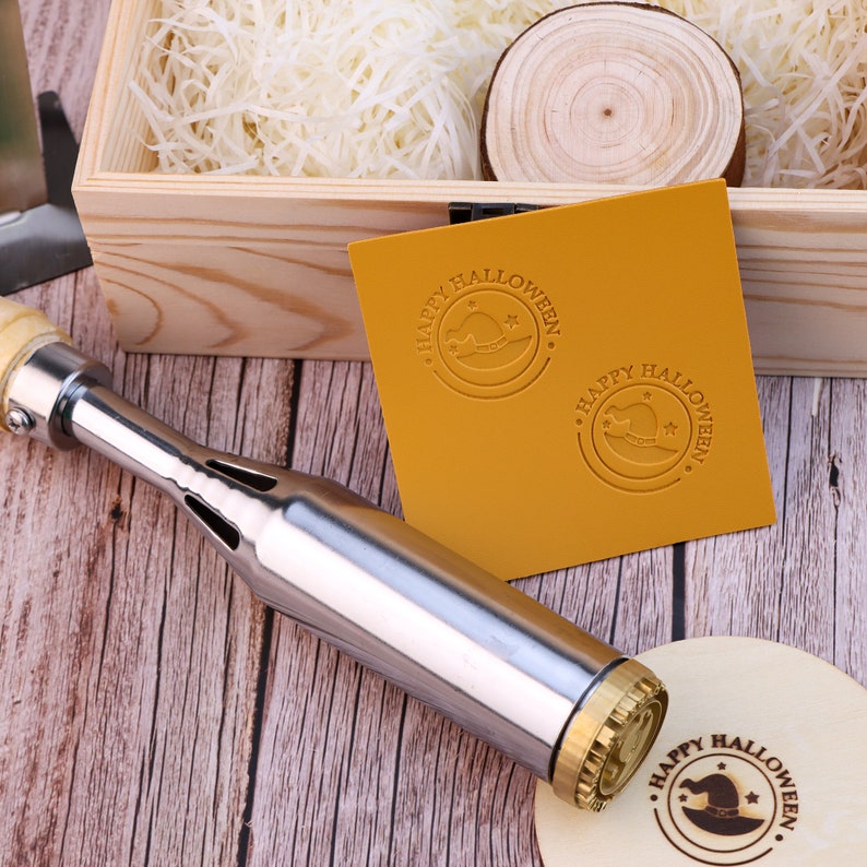 Custom Leather Embossing Logo Stamp Leather Branding Iron Etsy