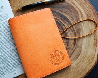 Funda de diario de cuero, funda para cuaderno A5/A6, funda recargable para cuaderno de viaje, funda para regalo de cumpleaños, portafolio de cuero, organizador de cuero.