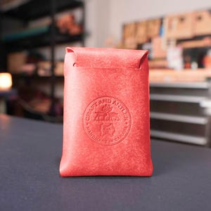 Card Keep Compact, Pueblo Pflanzlich gegerbtes Leder, Leder Kartenhalter, handgemacht, Geschenk, hergestellt in Kanada, minimalistische Geldbörse, Ledertasche