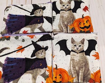 Funny Cat Witch and Vampire Mini Coin Pouch- ONLY 2 LEFT!