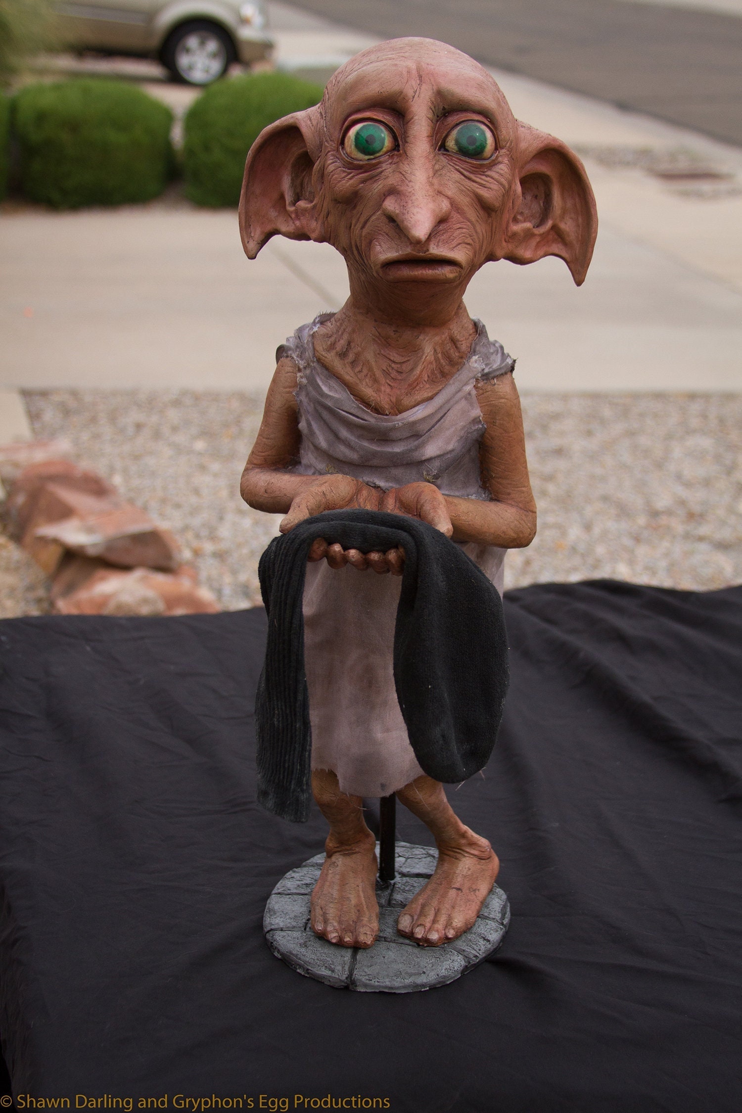 House Elf Holding Sock in the Style of Dobby From Harry - Etsy