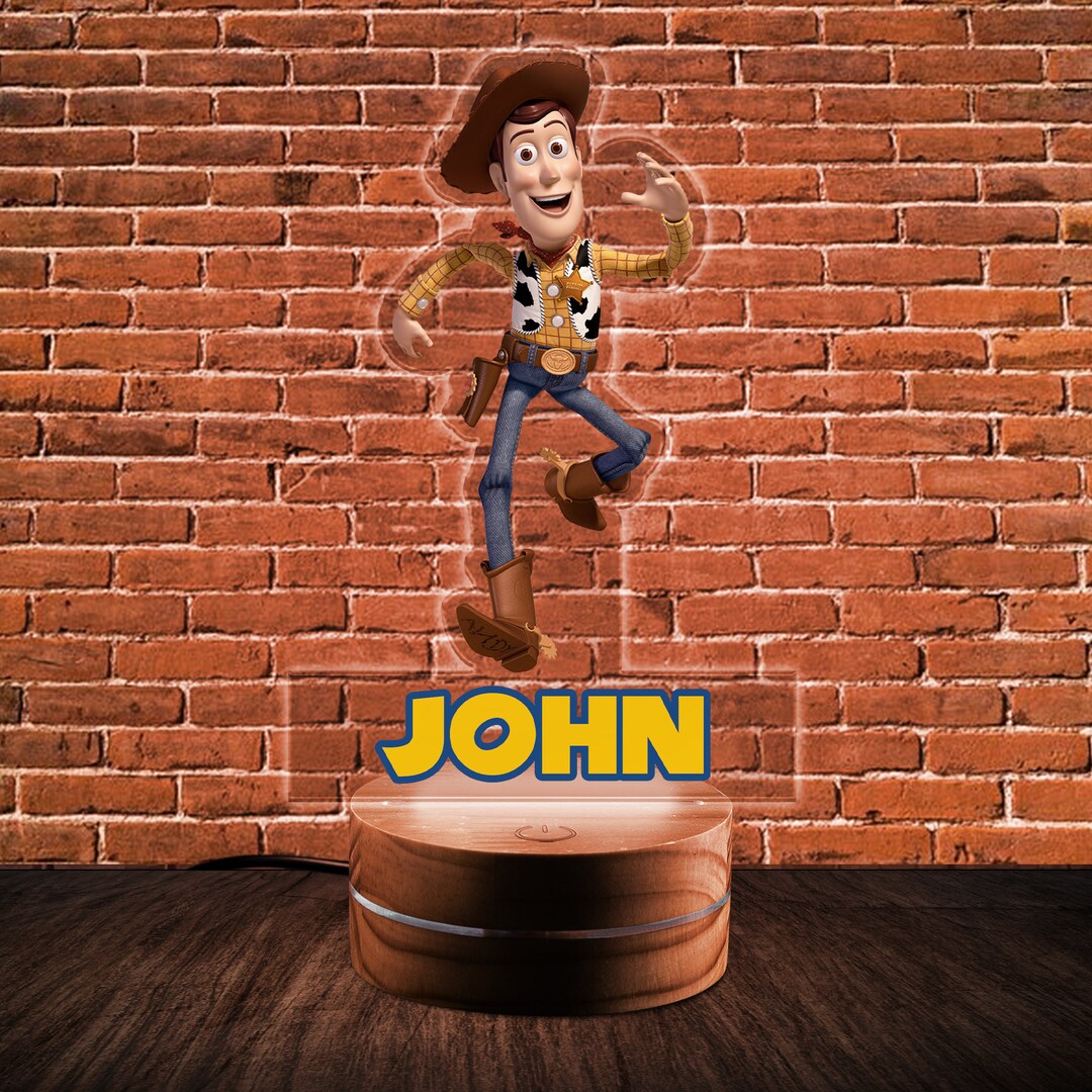 Toy Story Night Light Toy Story Customized Night Light Etsy