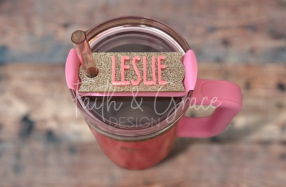 Pink Parade Tumbler Name Plate Compatible With Stanley 30 & 40oz 