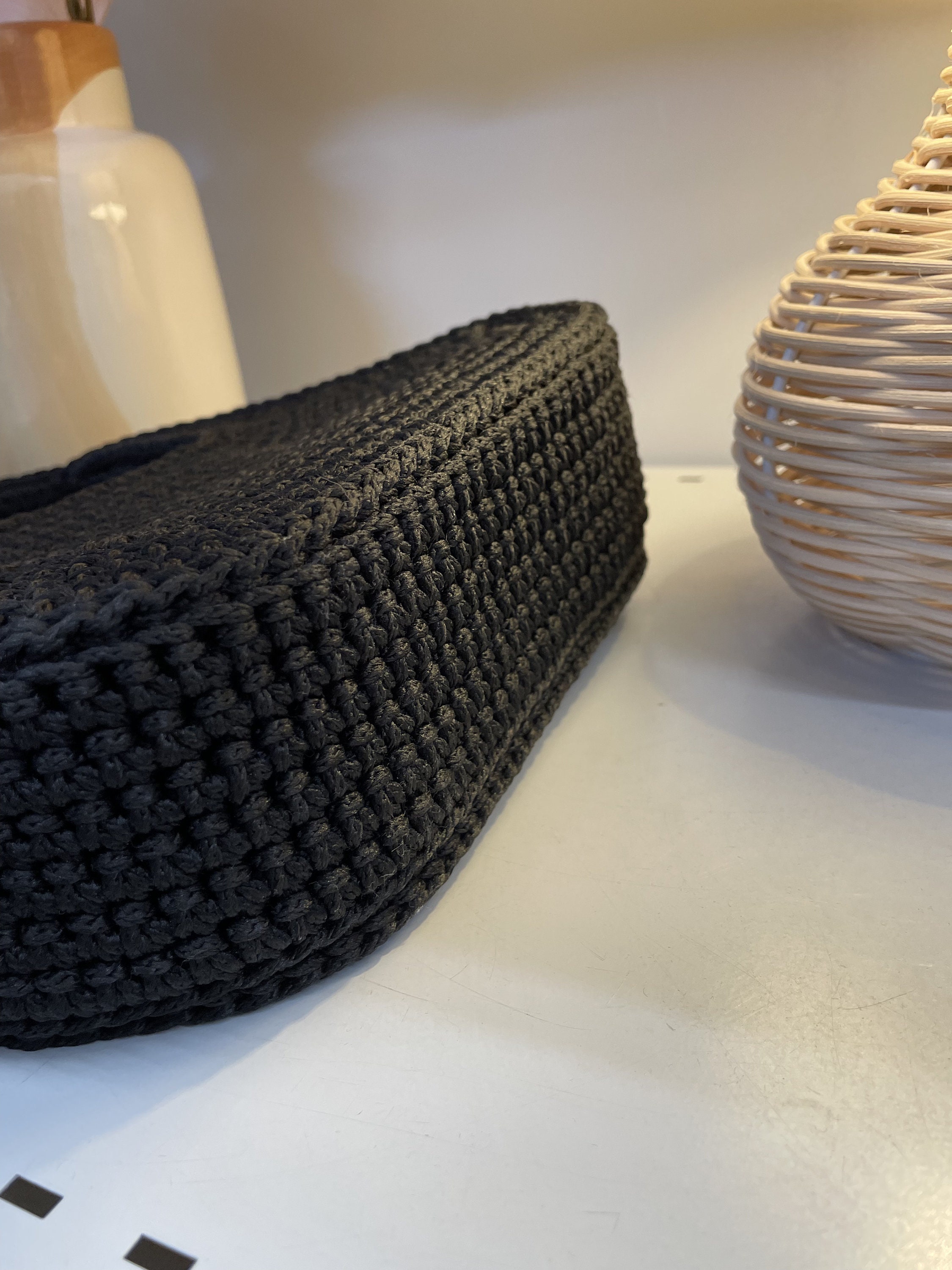 Вязаная сумка багет ручной работы - Etsy