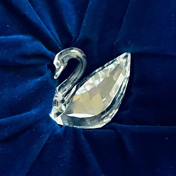 Cygne en cristal de SWAROVSKI, édition spéciale, sculpture réalisée pour la Swarovski Crystal Society