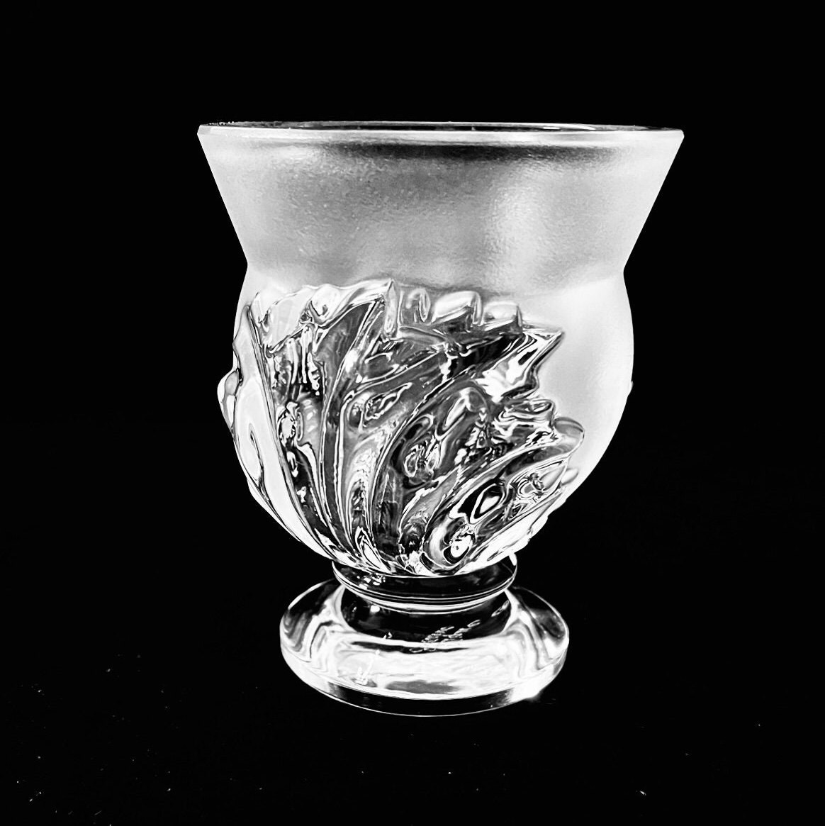 LALIQUE VINTAGE VASE Stunning Saint Cloud Acanthus Leaf Etsy