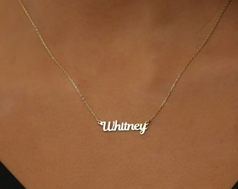 Personalized Signature Name Necklace-Custom Dainty Handwriting Name Jewelry-Name Necklace Gold-Cursive Name Necklace-Personalized Gift