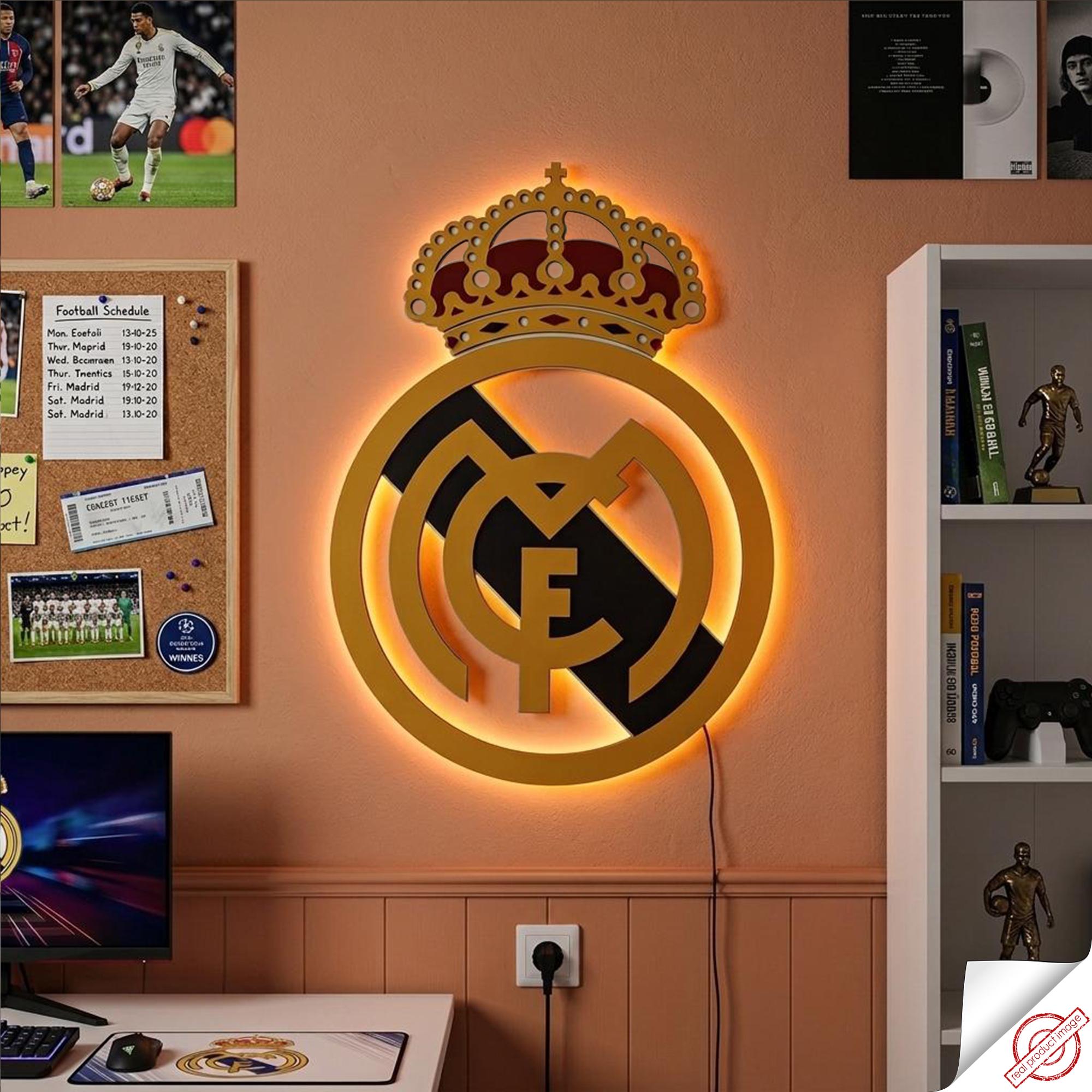 Real madrid led logo - Etsy 日本