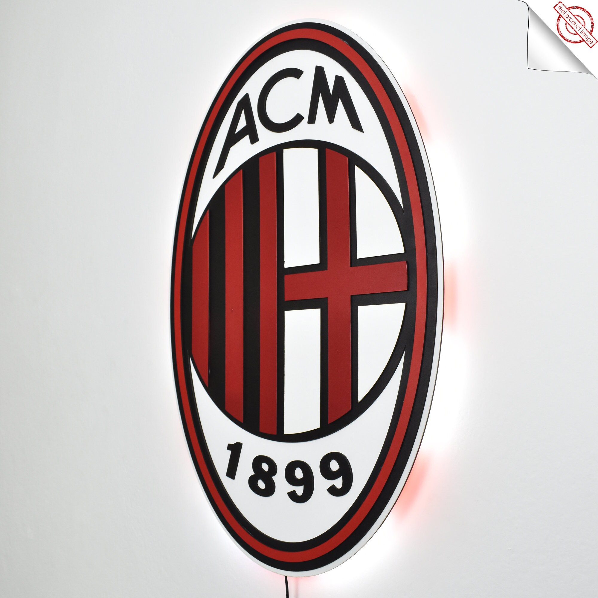 Gourde A.C. Milan 500 Ml – Produit Officiel Back To School 2025, En Tritan, Rouge Avec Logo
